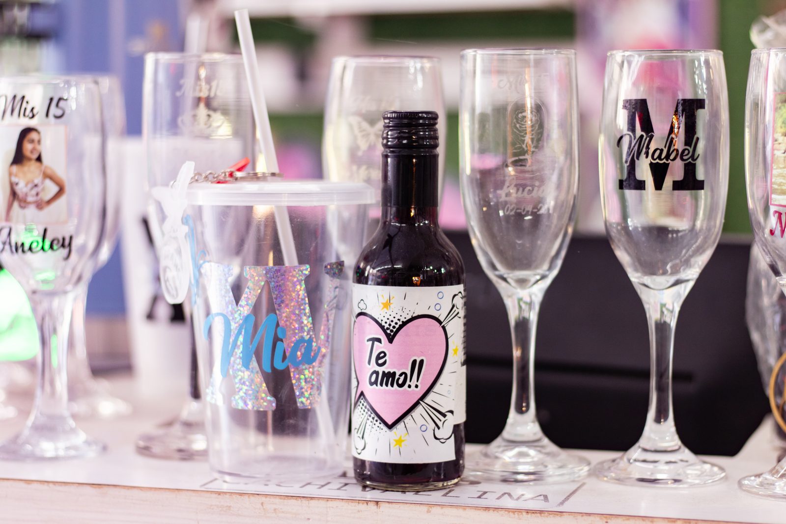 Copas con Vinilo o Grabado Laser